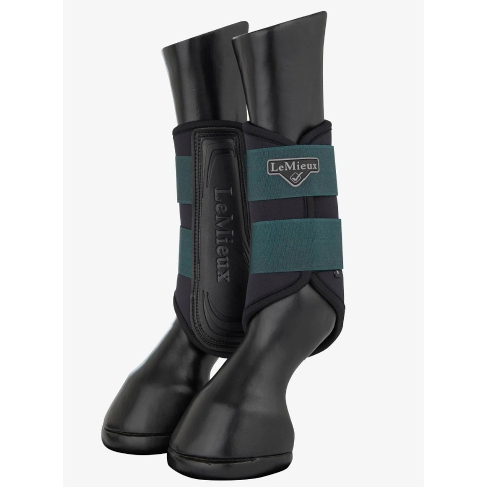LeMieux Grafter Brushing Boots Spruce Green Medium IT03453004 Horse Leg Boots